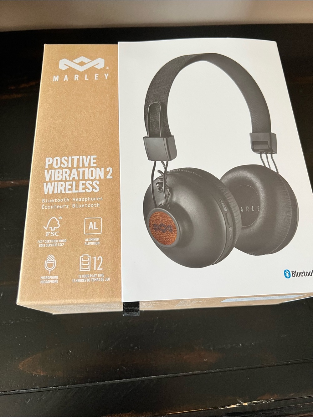 Wireless Headphones - Black bob marley